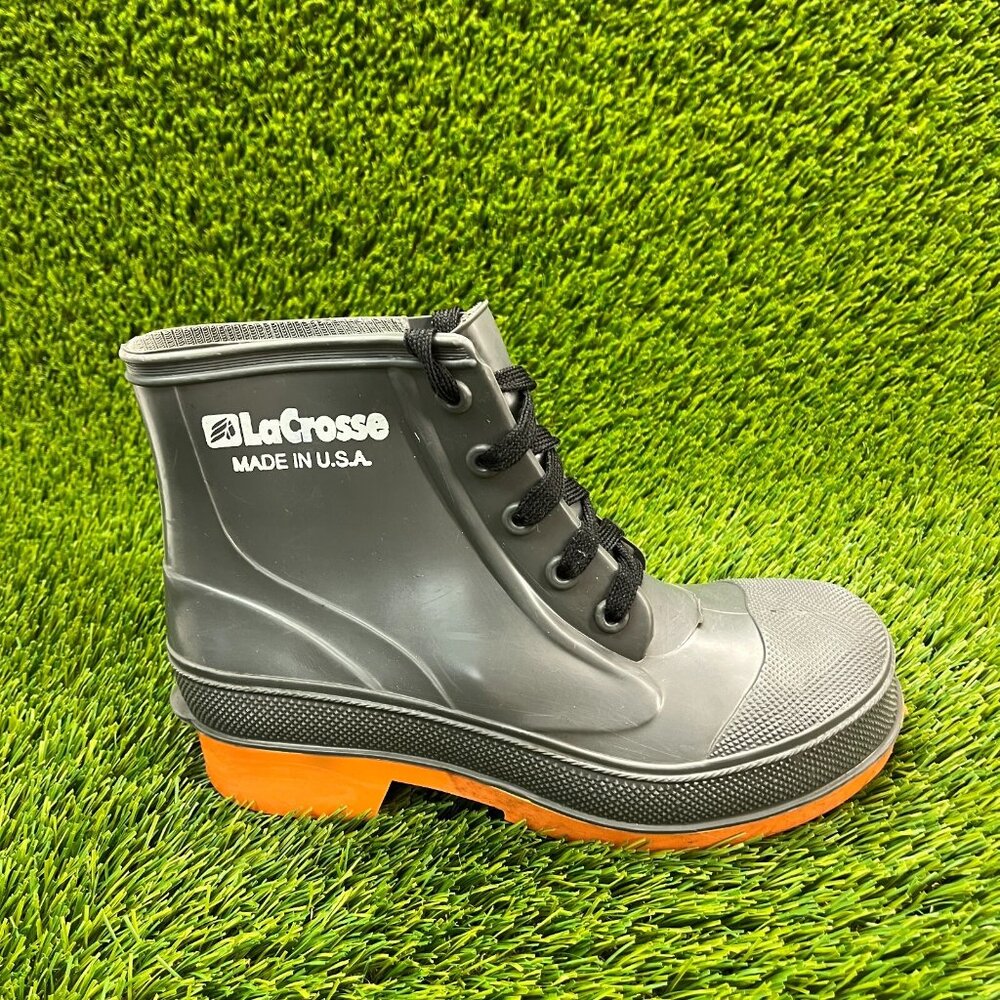 LaCrosse Ansi Z41 PT99 Mens Size 6 Gray Outdoor Working Dock Boots